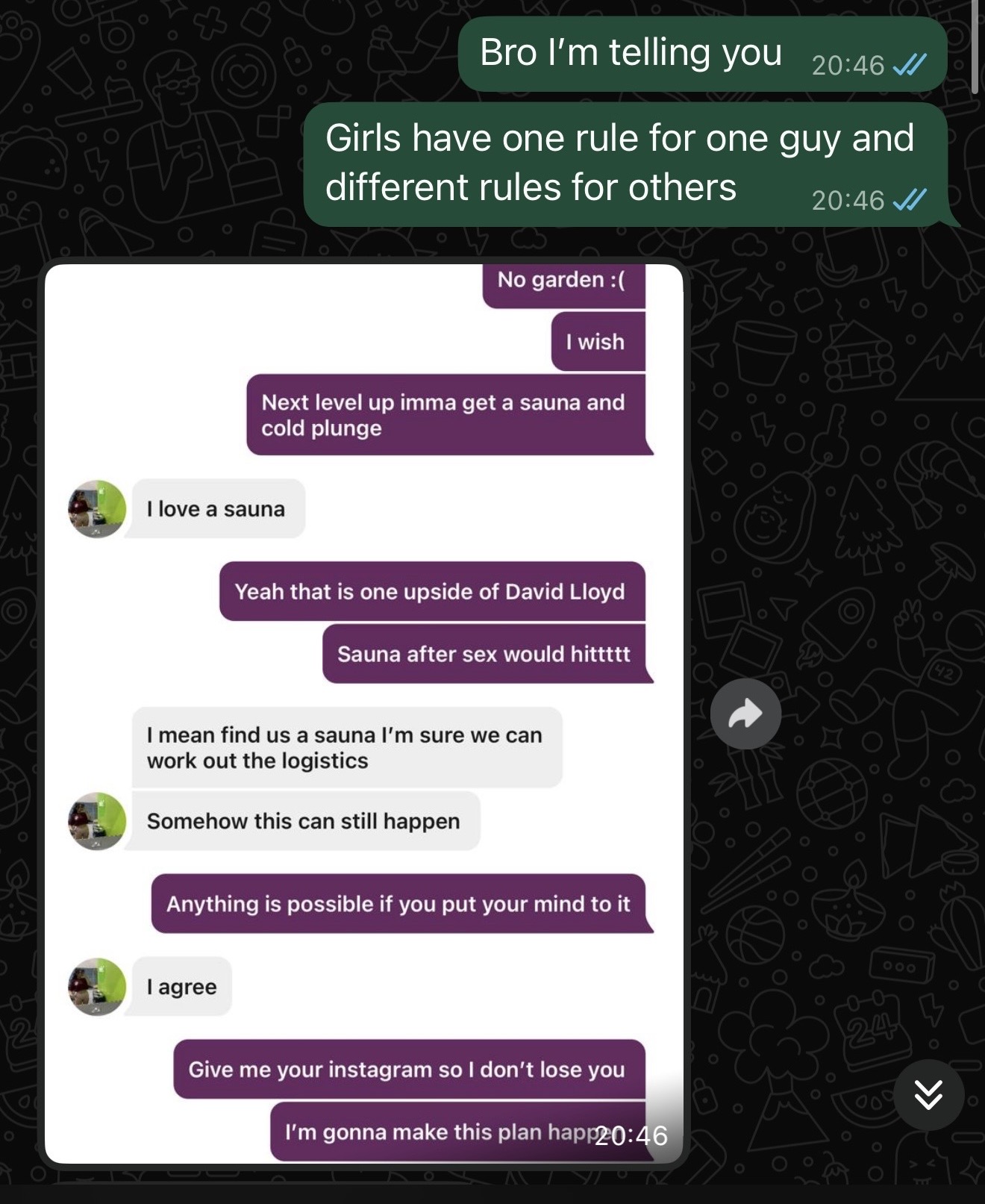 WhatsApp conversation screenshot